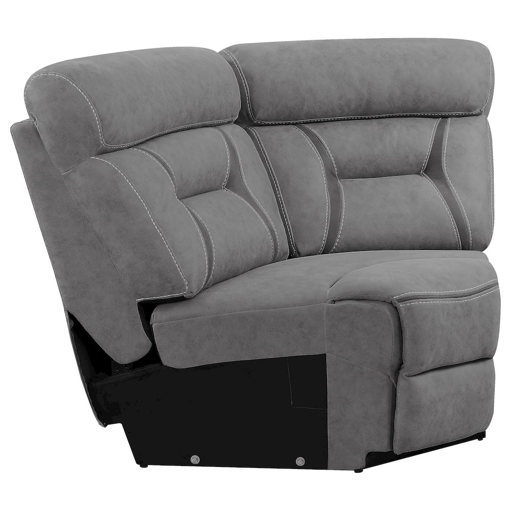 Higgins Upholstered Wedge Grey. Picture 1