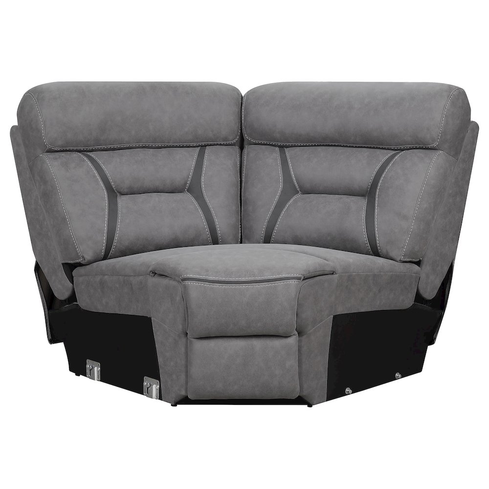 Higgins Upholstered Wedge Grey. Picture 3