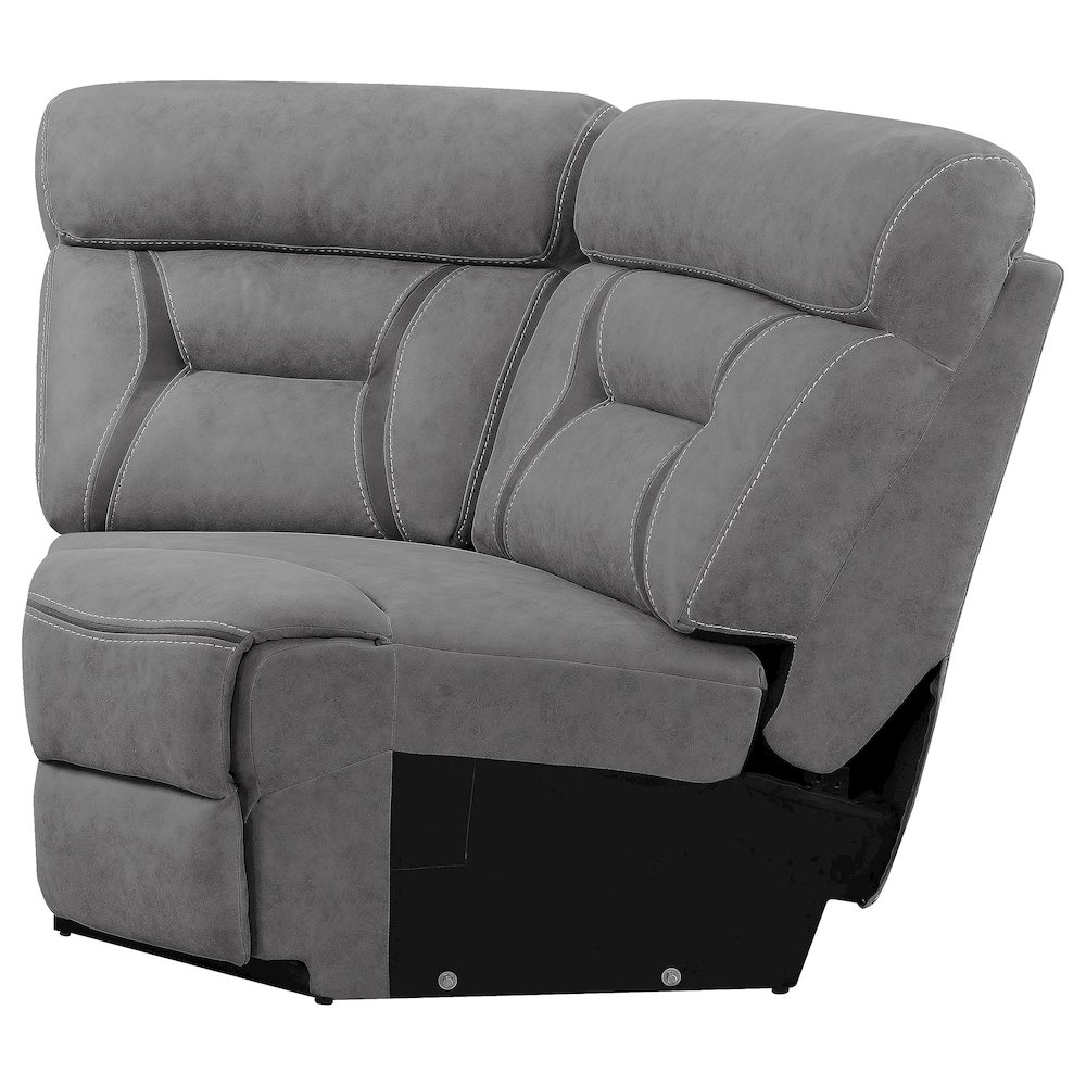 Higgins Upholstered Wedge Grey. Picture 4