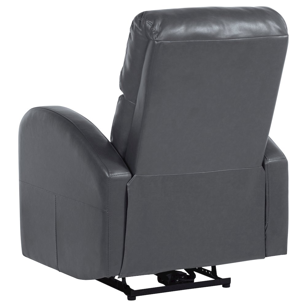 Grant Upholstered Power Recliner Chair Grey. Picture 6