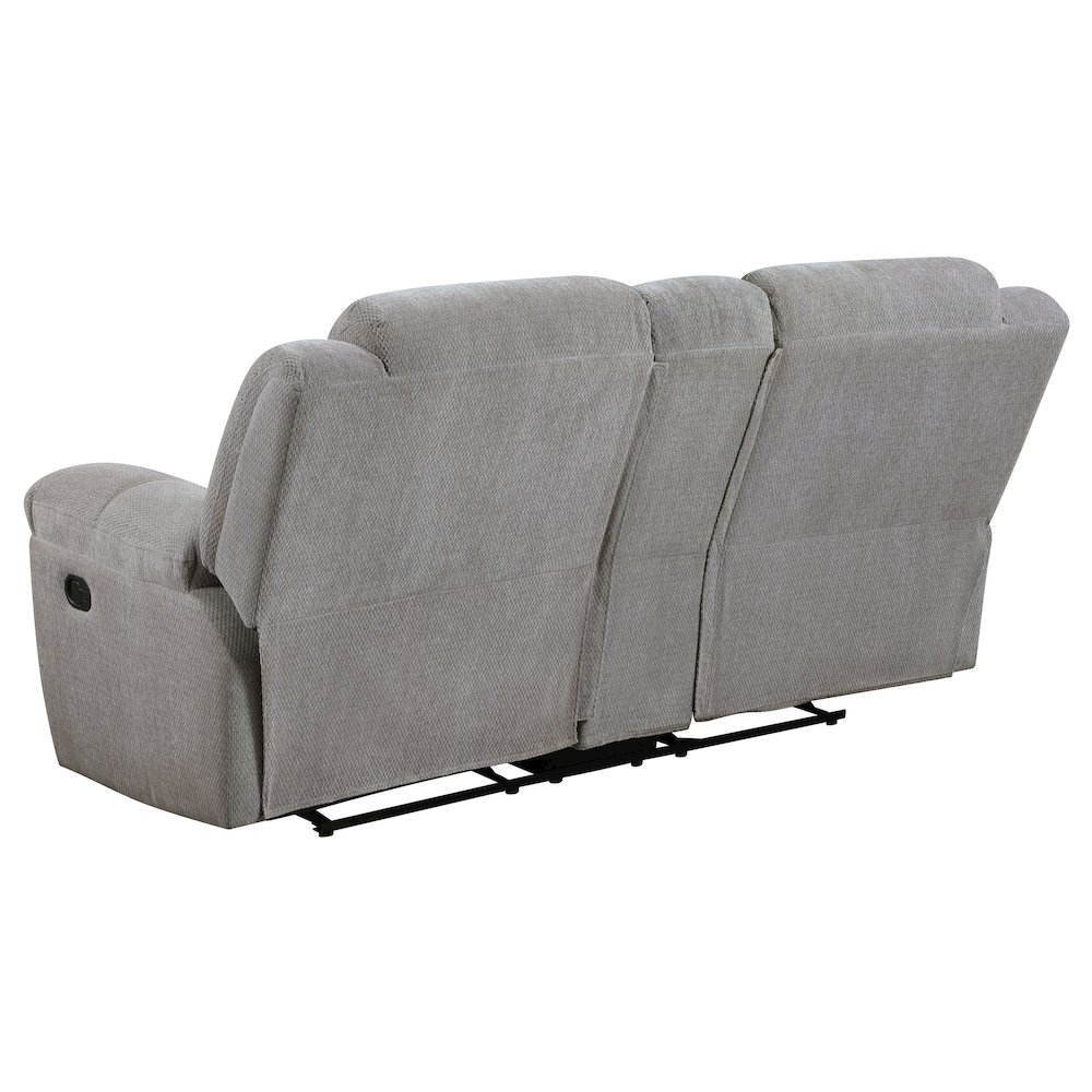 Gilson 3-piece Chenille Upholstered Sofa Set Grey. Picture 7