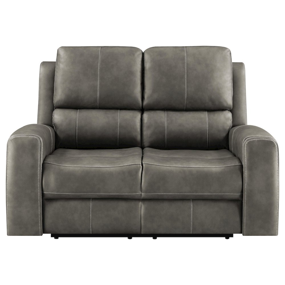 Brickston Triple Power Reclining Loveseat Charcoal. Picture 3