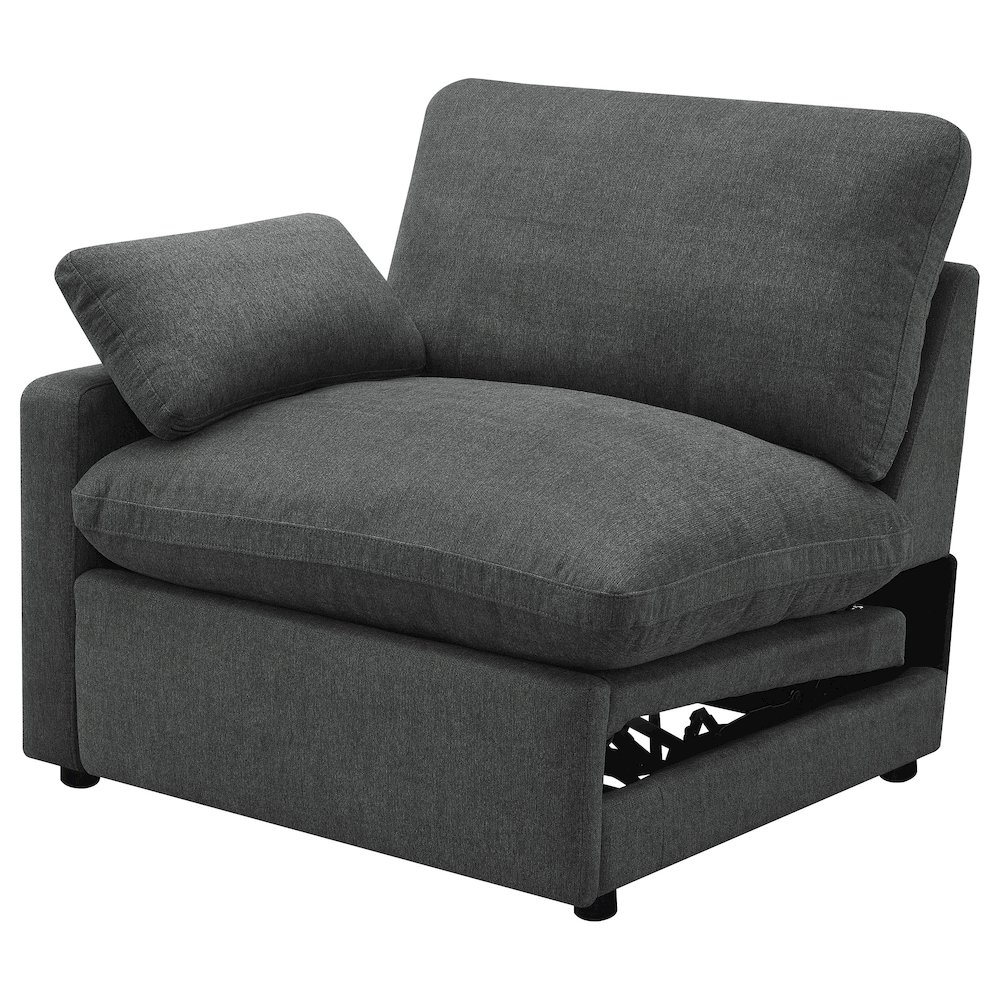 Collins Modular LAF Power Recliner Dark Grey. Picture 5