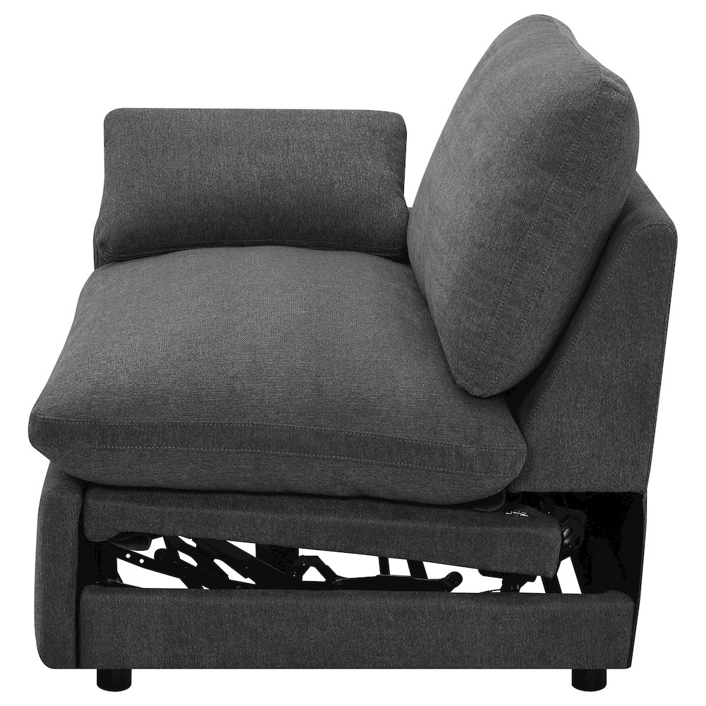 Collins Modular LAF Power Recliner Dark Grey. Picture 6