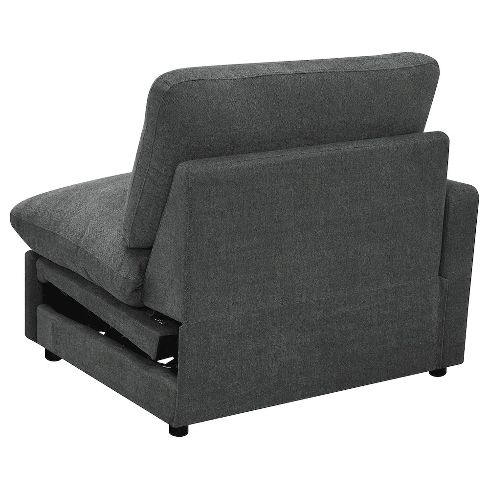 Collins Modular LAF Power Recliner Dark Grey. Picture 7