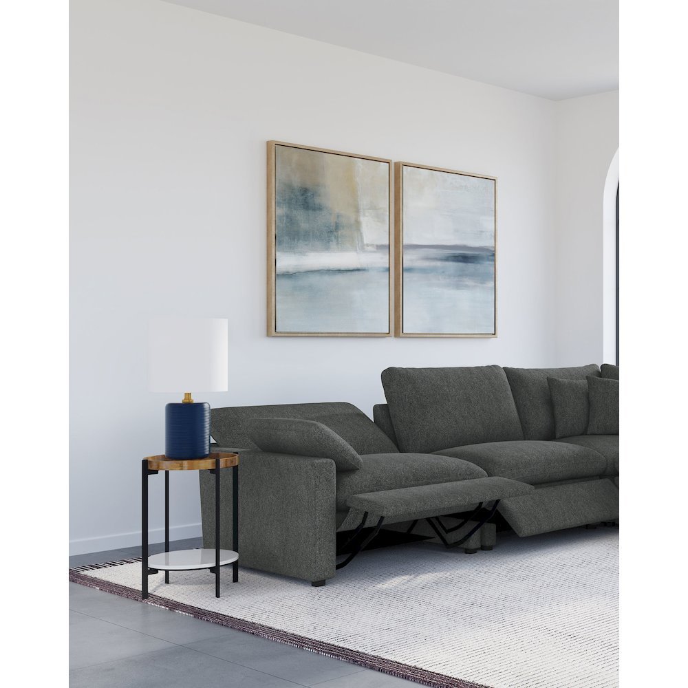 Collins Modular RAF Power Recliner Dark Grey. Picture 12