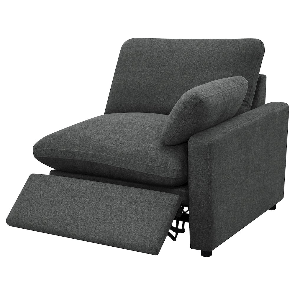 Collins Modular RAF Power Recliner Dark Grey. Picture 5