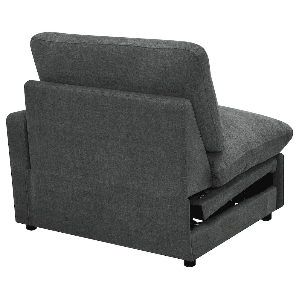 Collins Modular RAF Power Recliner Dark Grey. Picture 8