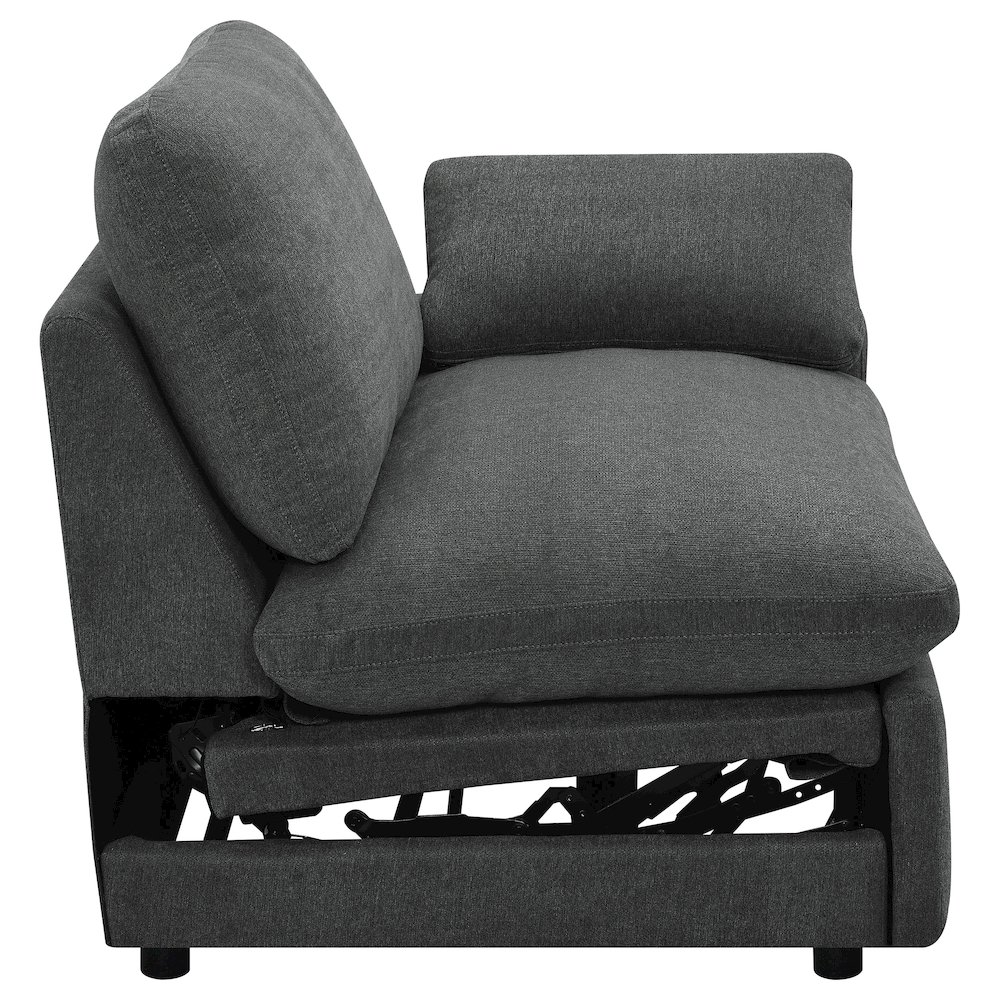 Collins Modular RAF Power Recliner Dark Grey. Picture 9