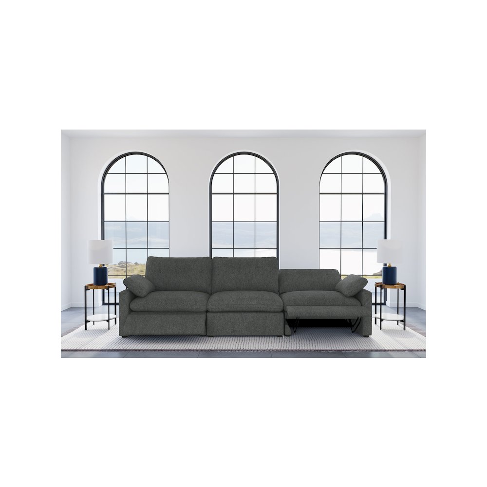 Collins Modular Power Sofa Dark Grey. Picture 11