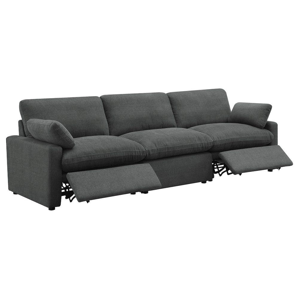 Collins Modular Power Sofa Dark Grey. Picture 3