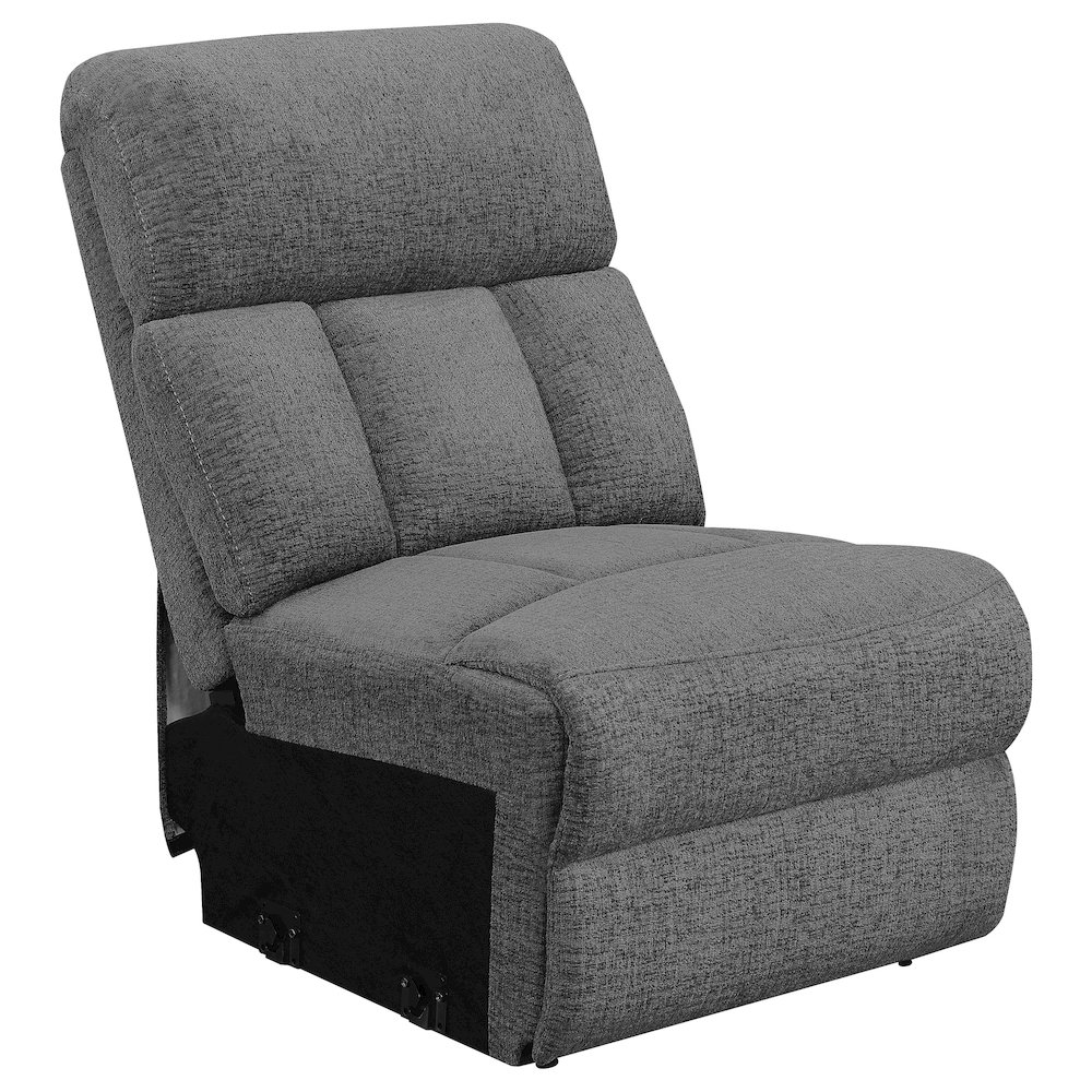 Bahrain Upholstered Motion Sofa Charcoal. Picture 5