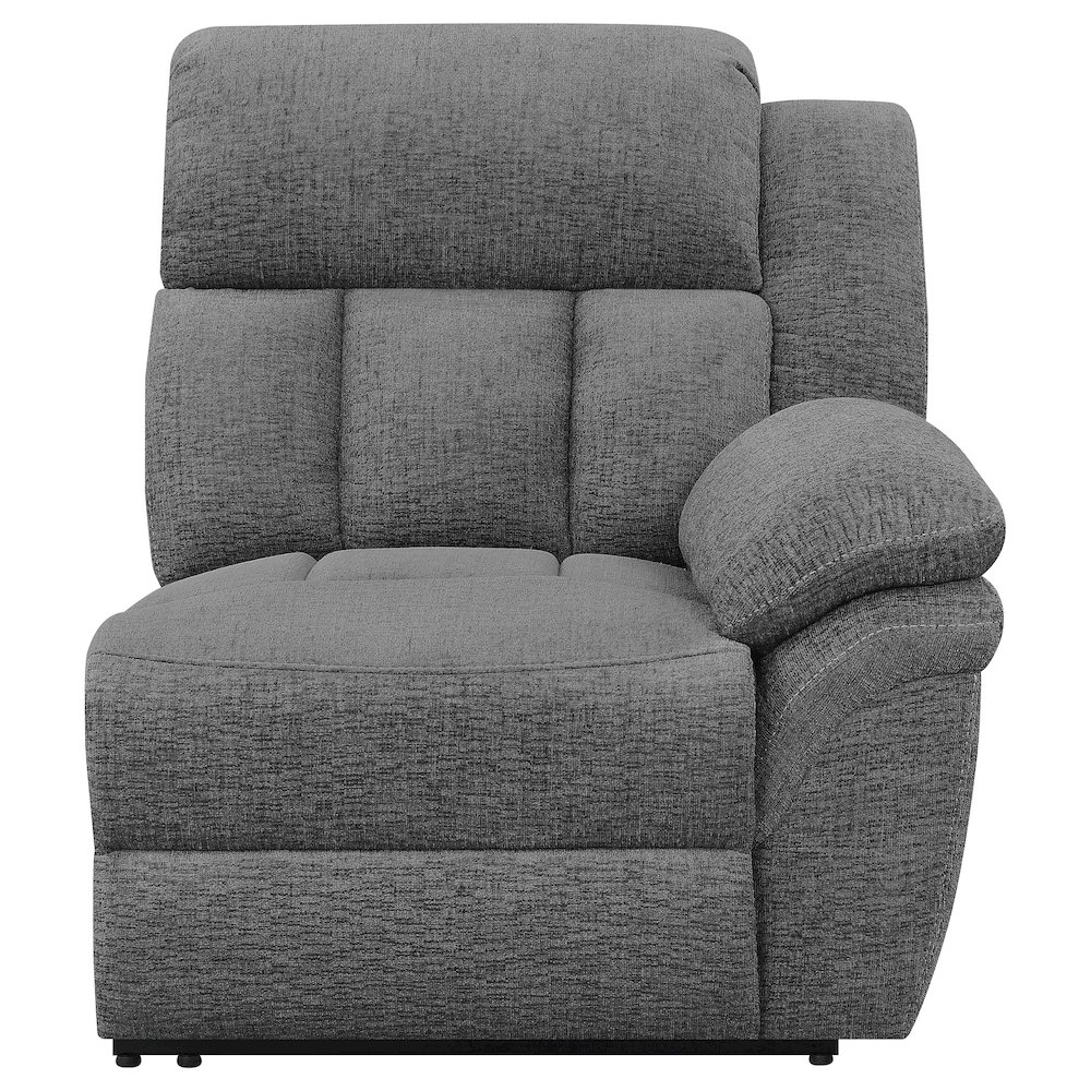 Bahrain Upholstered Motion Sofa Charcoal. Picture 9