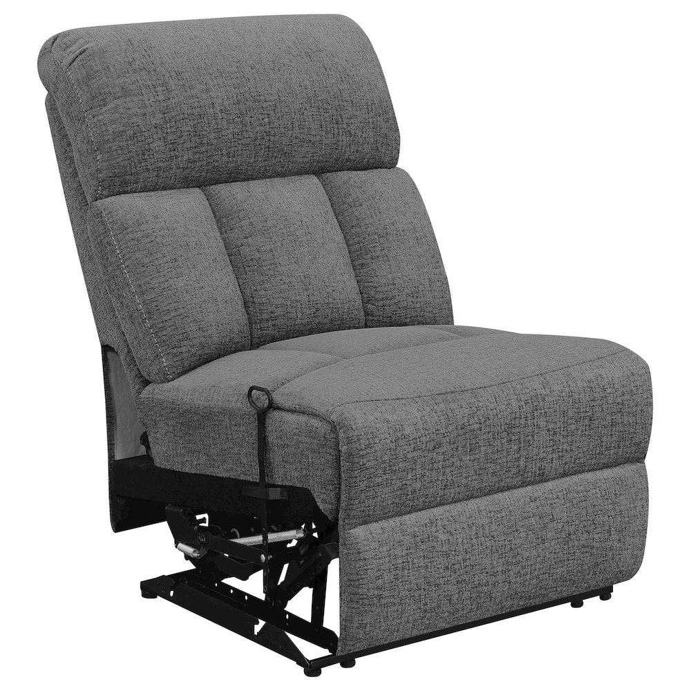 Bahrain 5-piece Upholstered Home Theater Seating Charcoal. Picture 7