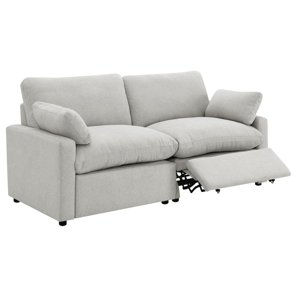 Collins Modular Power Loveseat Grey. Picture 3