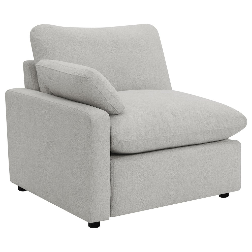 Collins Modular Power Loveseat Grey. Picture 4