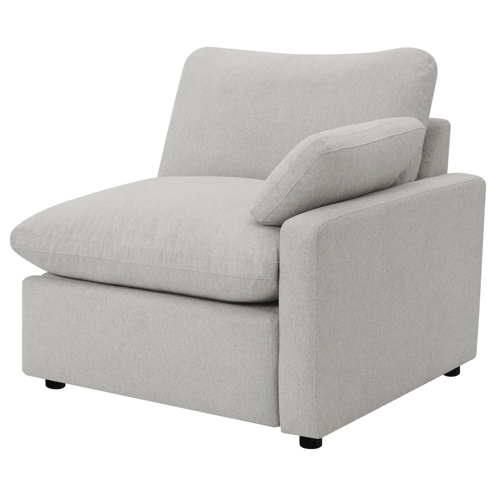 Collins Modular Power Loveseat Grey. Picture 6