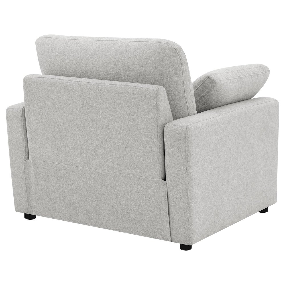 Collins Upholstered Power Recliner Chair Grey. Picture 7
