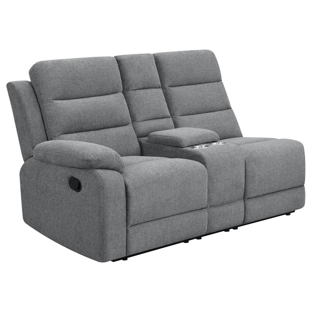 Laf Loveseat , Smoke, 63.00 X 36.50 X 39.50"H. Picture 1