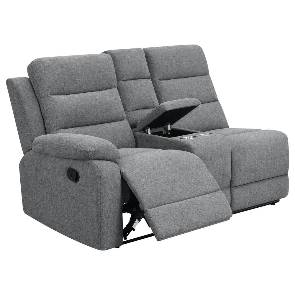 Laf Loveseat , Smoke, 63.00 X 36.50 X 39.50"H. Picture 2