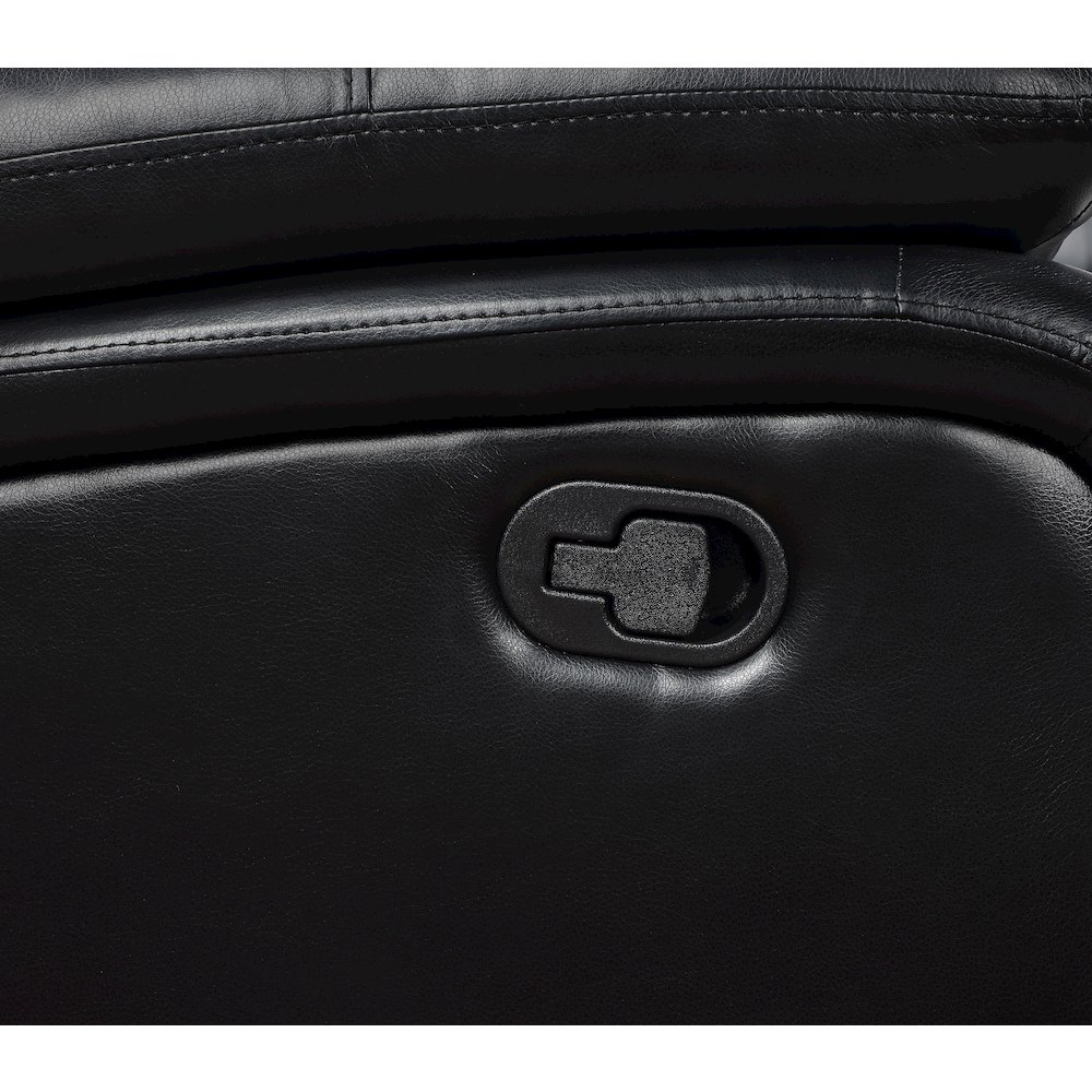 Camila 3-piece Upholstered Motion Reclining Sofa Set Black. Picture 15