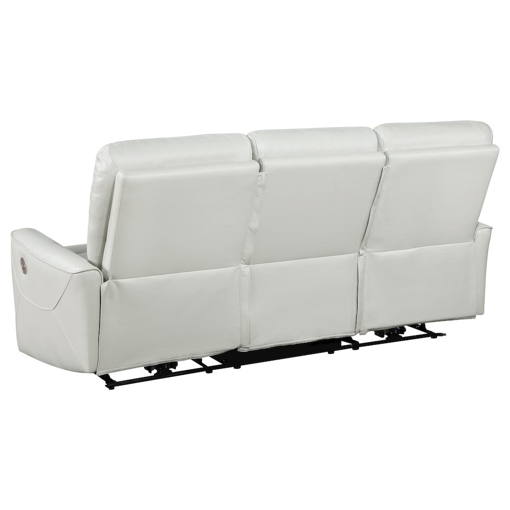 Greenfield Upholstered Power Reclining Sofa Dove Grey. Picture 5