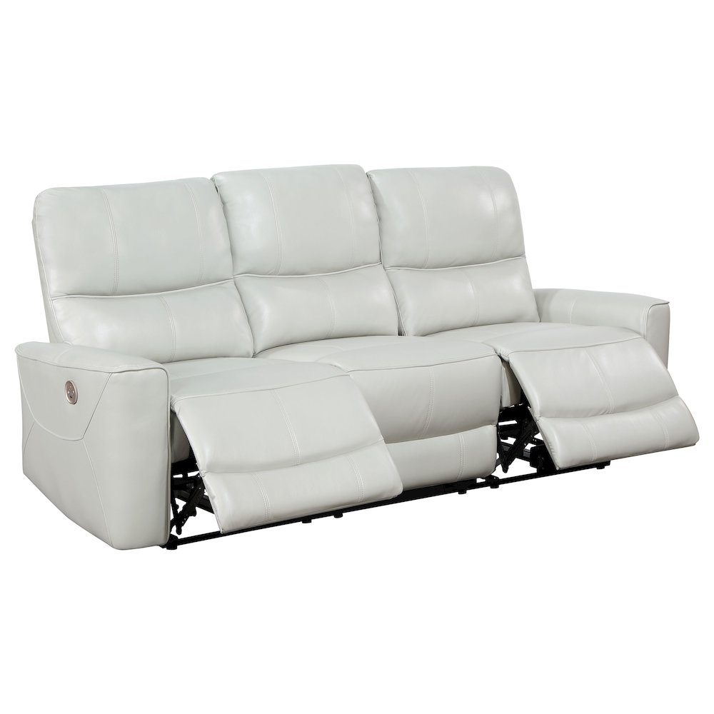 Greenfield 3-piece Power Reclining Sofa Set Dove Grey. Picture 3