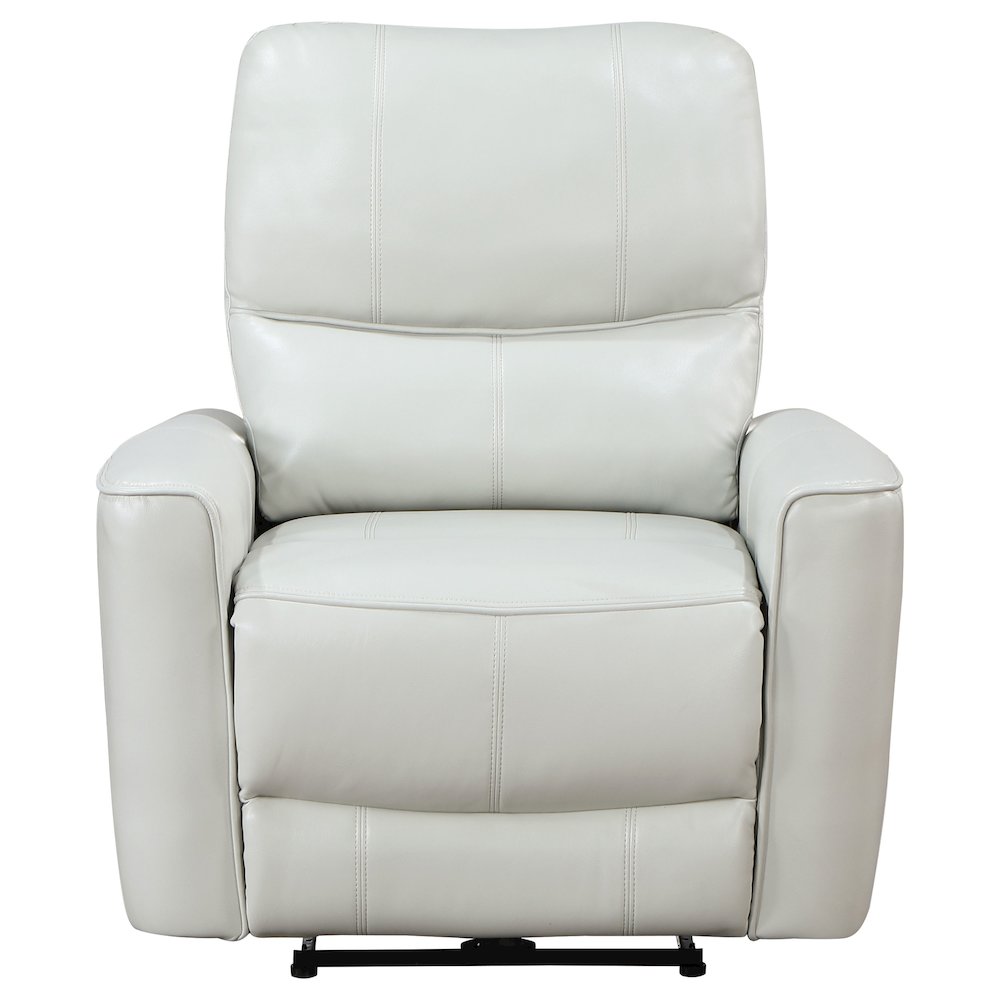Greenfield Upholstered Power Recliner Chair Dove Grey. Picture 4