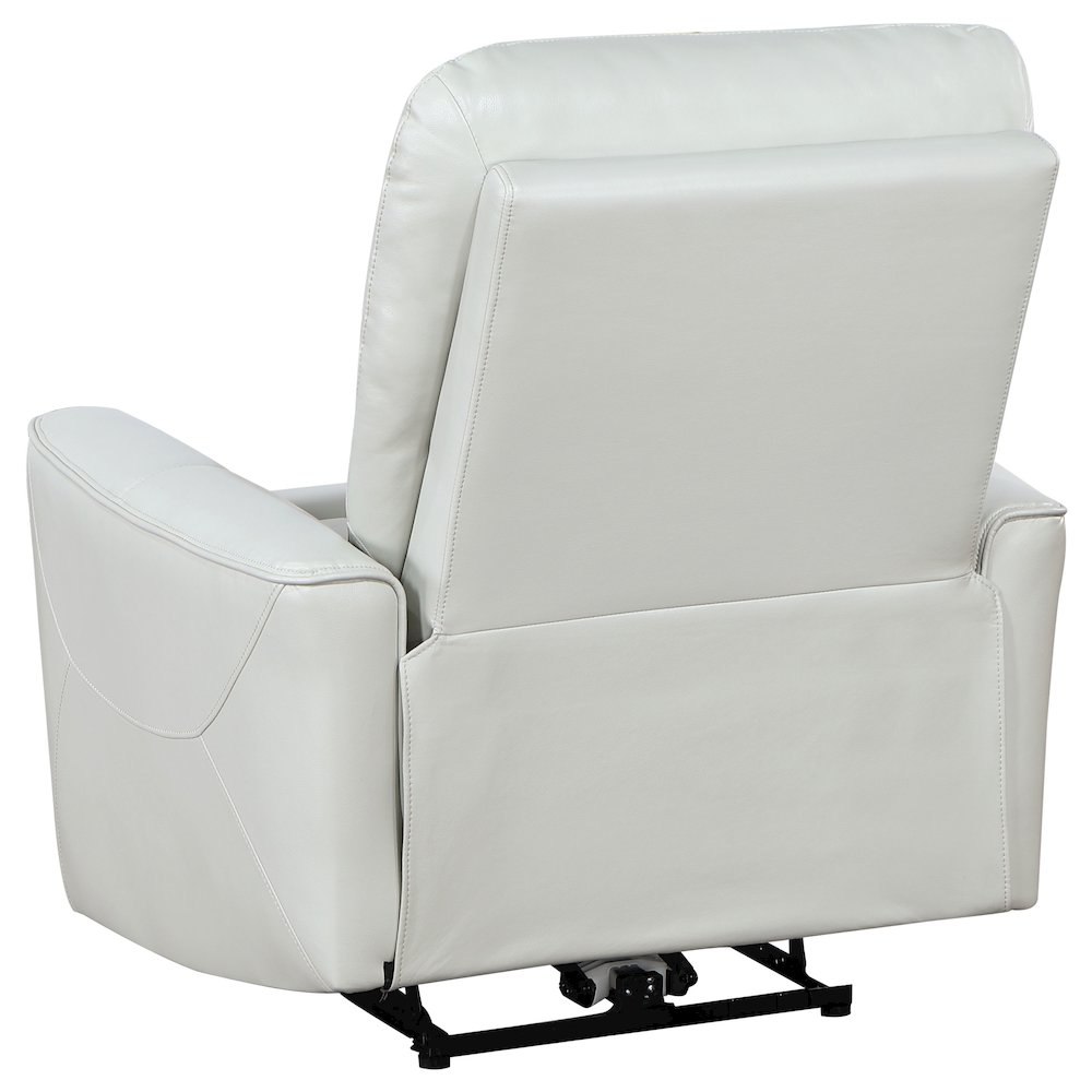 Greenfield Upholstered Power Recliner Chair Dove Grey. Picture 5