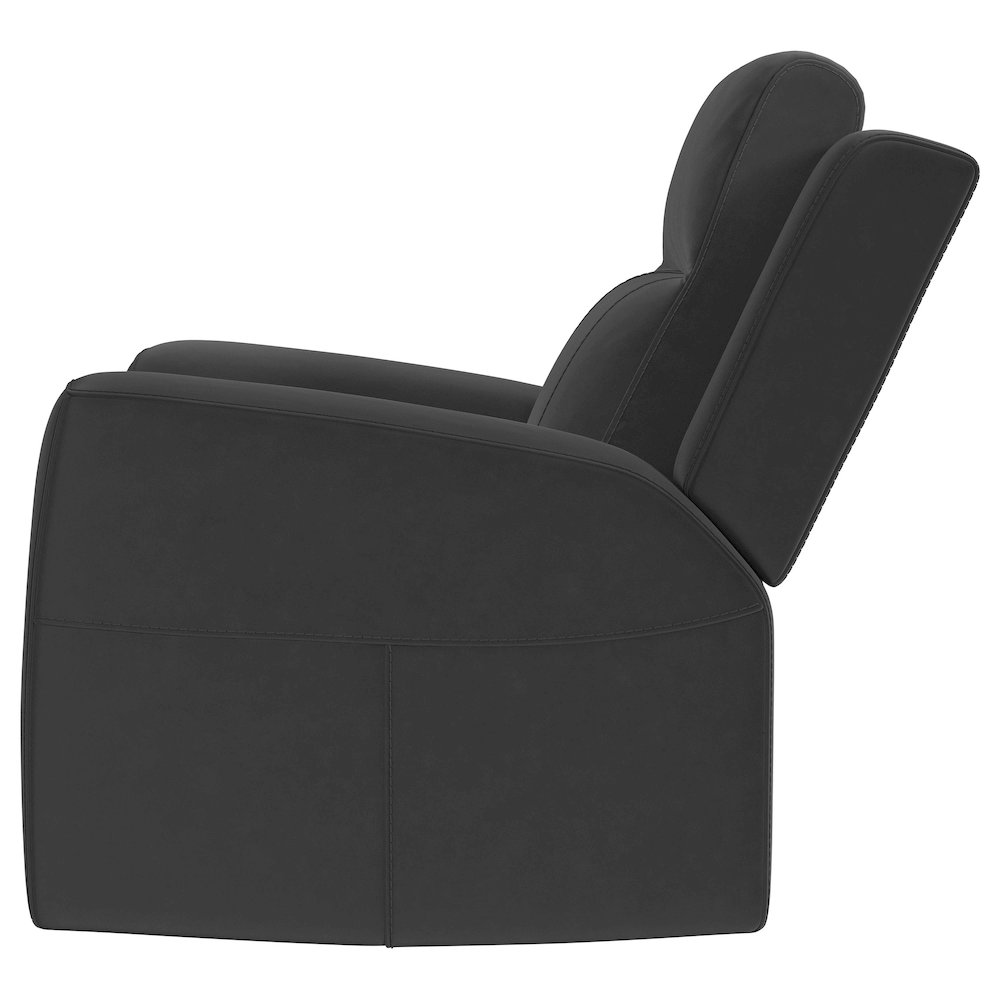 Brentwood Upholstered Recliner Chair Dark Charcoal. Picture 5