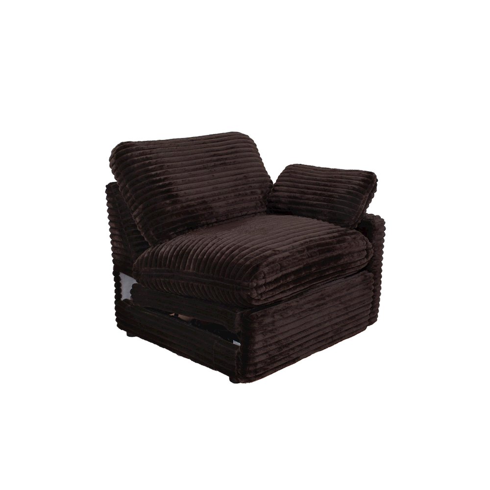 Collins Modular RAF Power Recliner Chocolate Brown. Picture 1