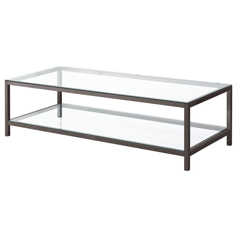 Trini 2-piece Coffee and End Table Set Black Nickel. Picture 5