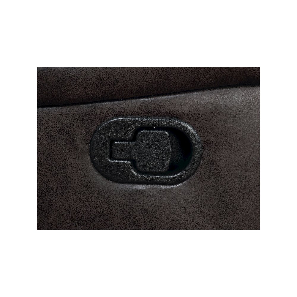 Greer Upholstered Motion Reclining Loveseat Brown. Picture 11