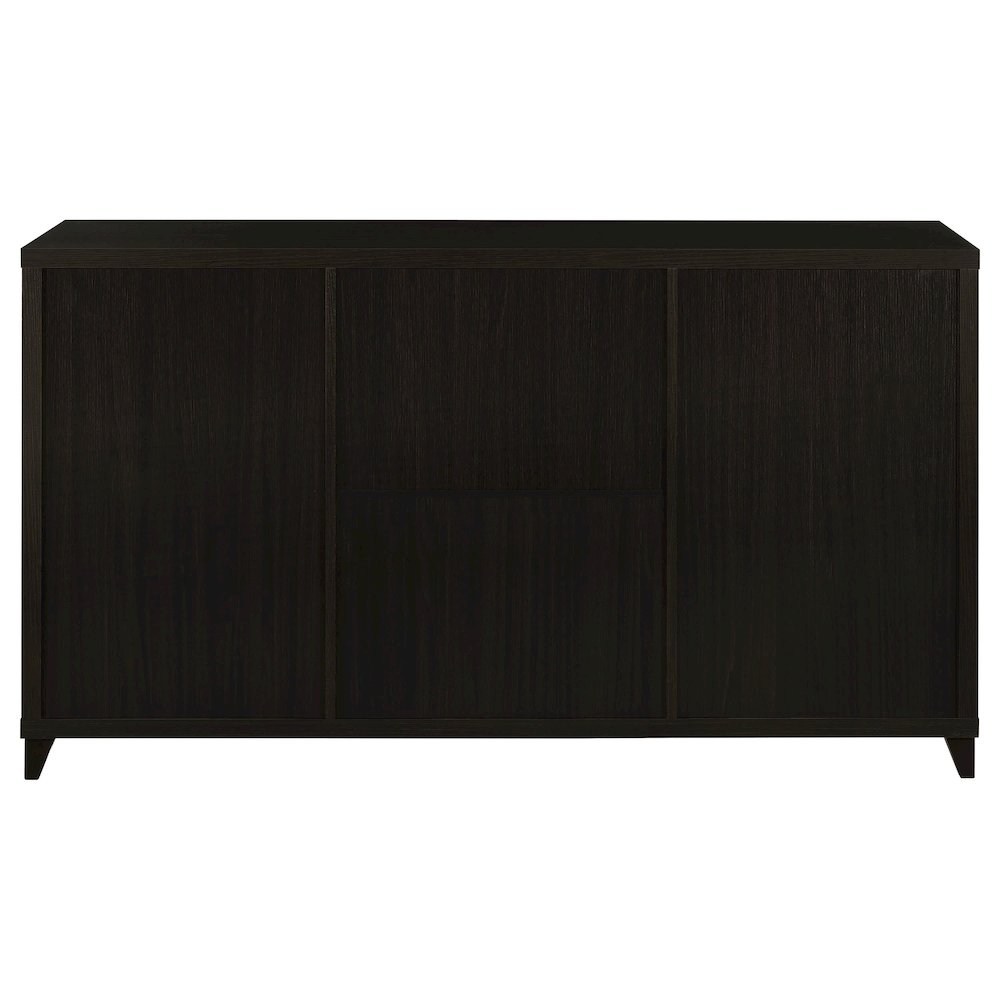 Lewes 2-door Engineered Wood 60" TV Stand Cappuccino. Picture 7