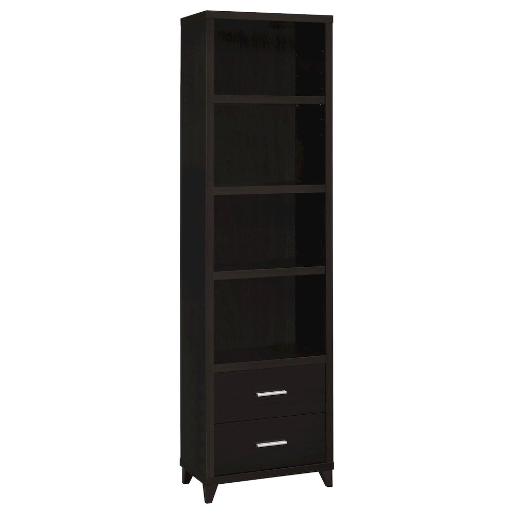 Lewes 4-piece 60" TV Entertainment Center Cappuccino. Picture 4