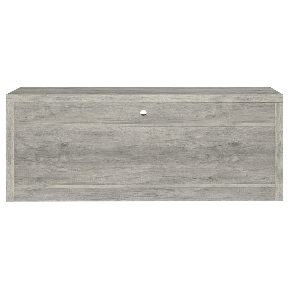 Burke 3-piece 59" TV Entertainment Center Grey Driftwood. Picture 7