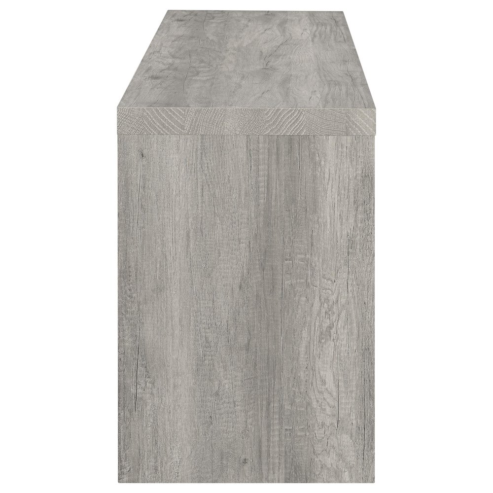 Burke 3-piece 59" TV Entertainment Center Grey Driftwood. Picture 8