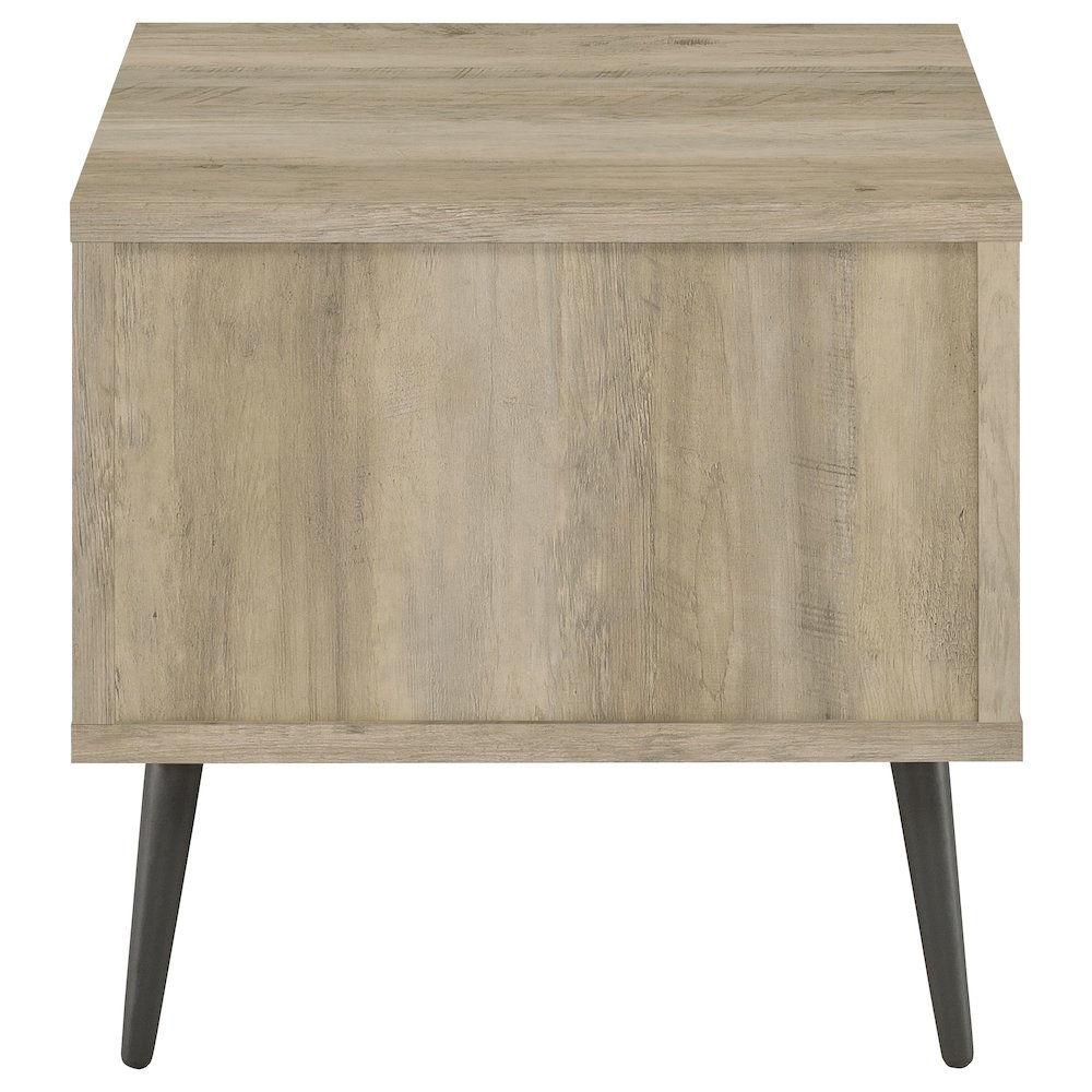 Welsh Square Engineered Wood Side End Table Antique Pine. Picture 7