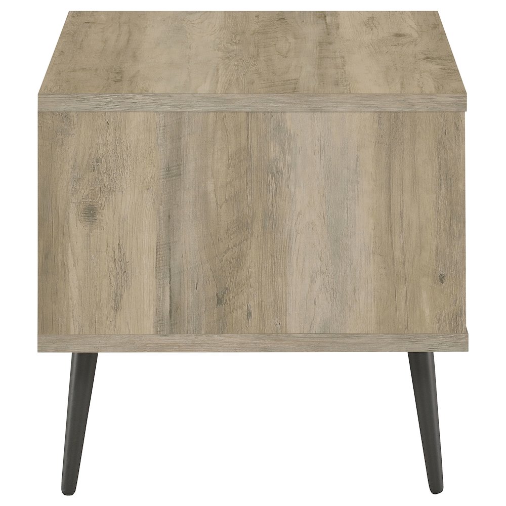 Welsh Square Engineered Wood Side End Table Antique Pine. Picture 9