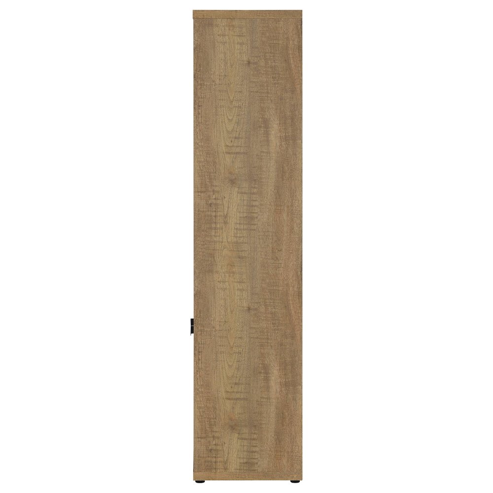 Tabby 3-shelf Engineered Wood Media Tower Mango. Picture 5
