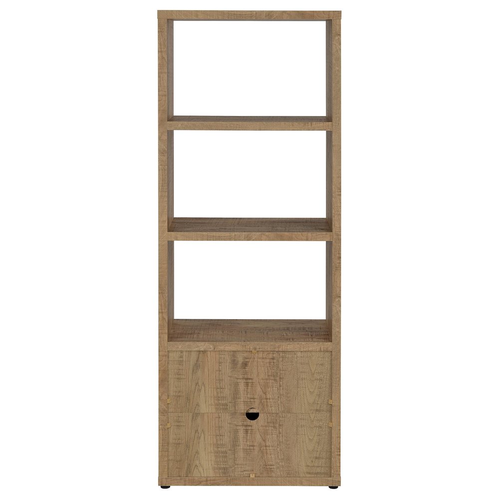 Tabby 3-shelf Engineered Wood Media Tower Mango. Picture 7