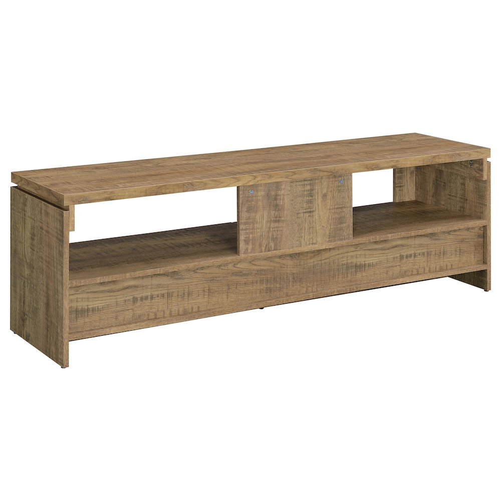 Elkton 2-drawer Engineered Wood 59" TV Stand Mango. Picture 7