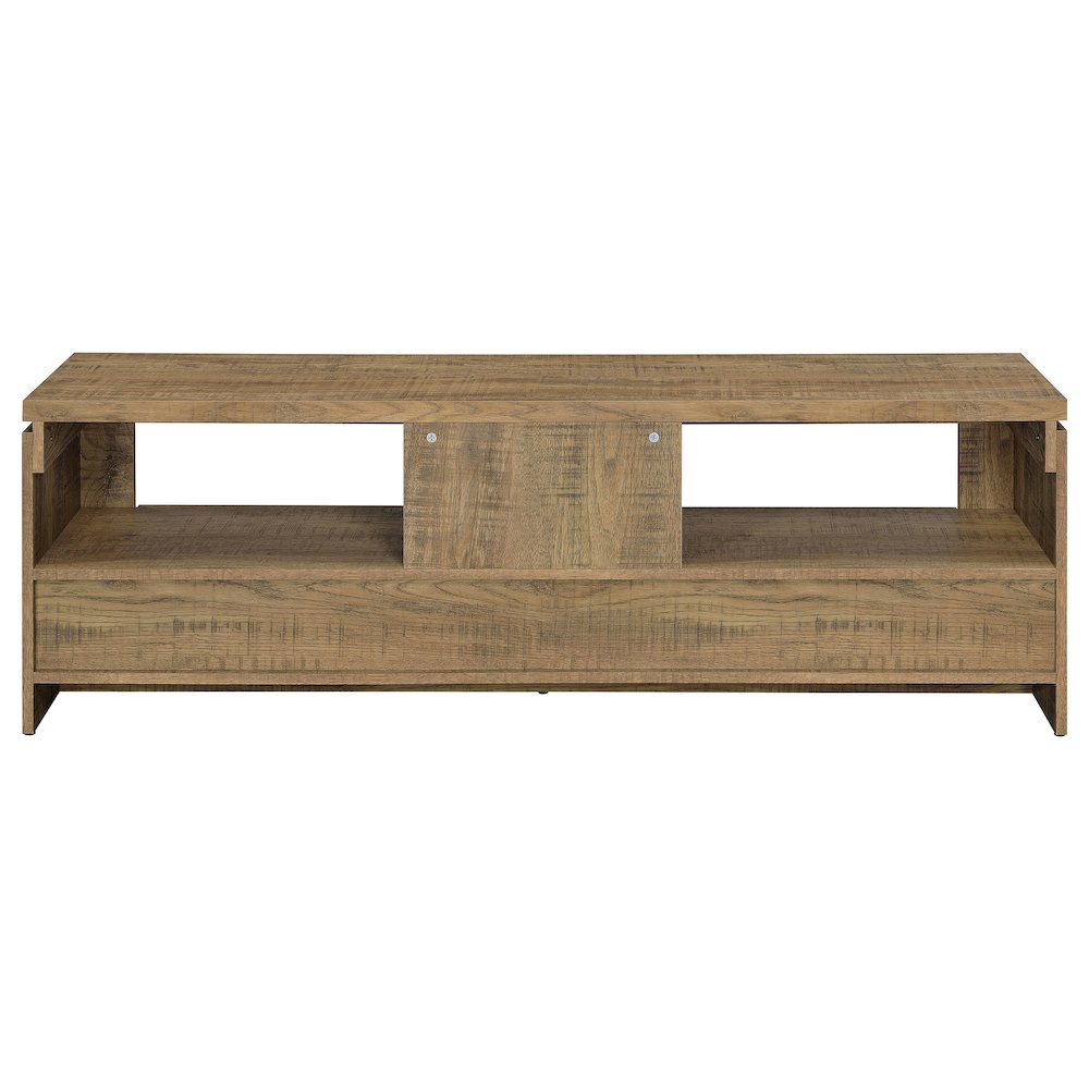 Elkton 2-drawer Engineered Wood 59" TV Stand Mango. Picture 8