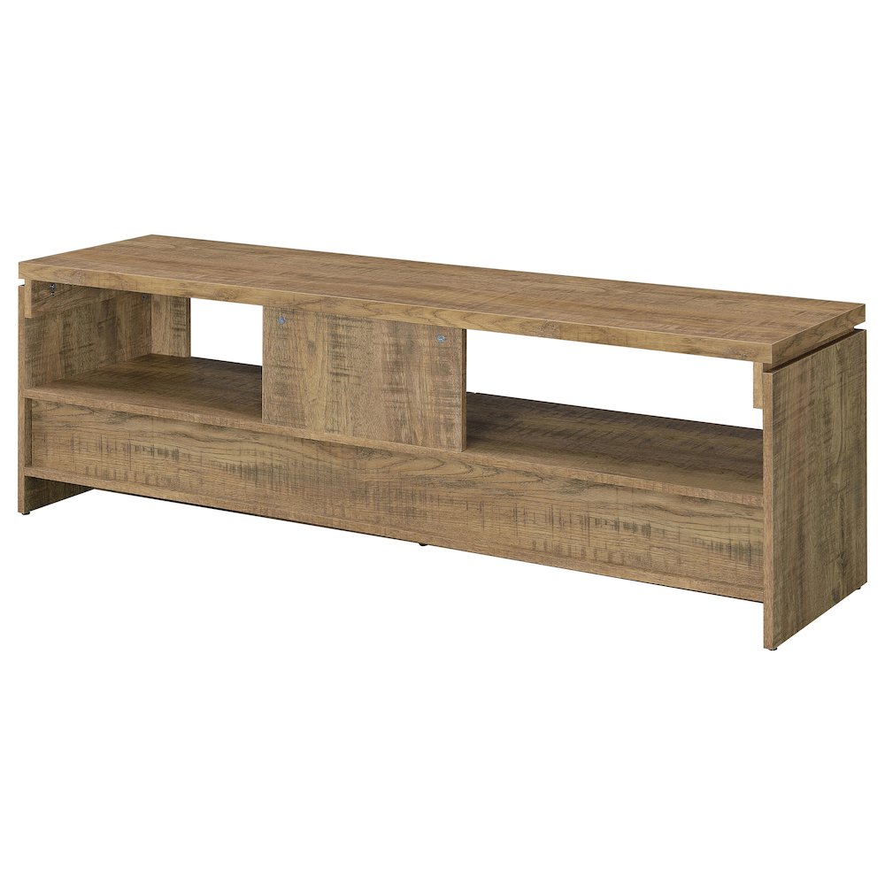 Elkton 2-drawer Engineered Wood 59" TV Stand Mango. Picture 9