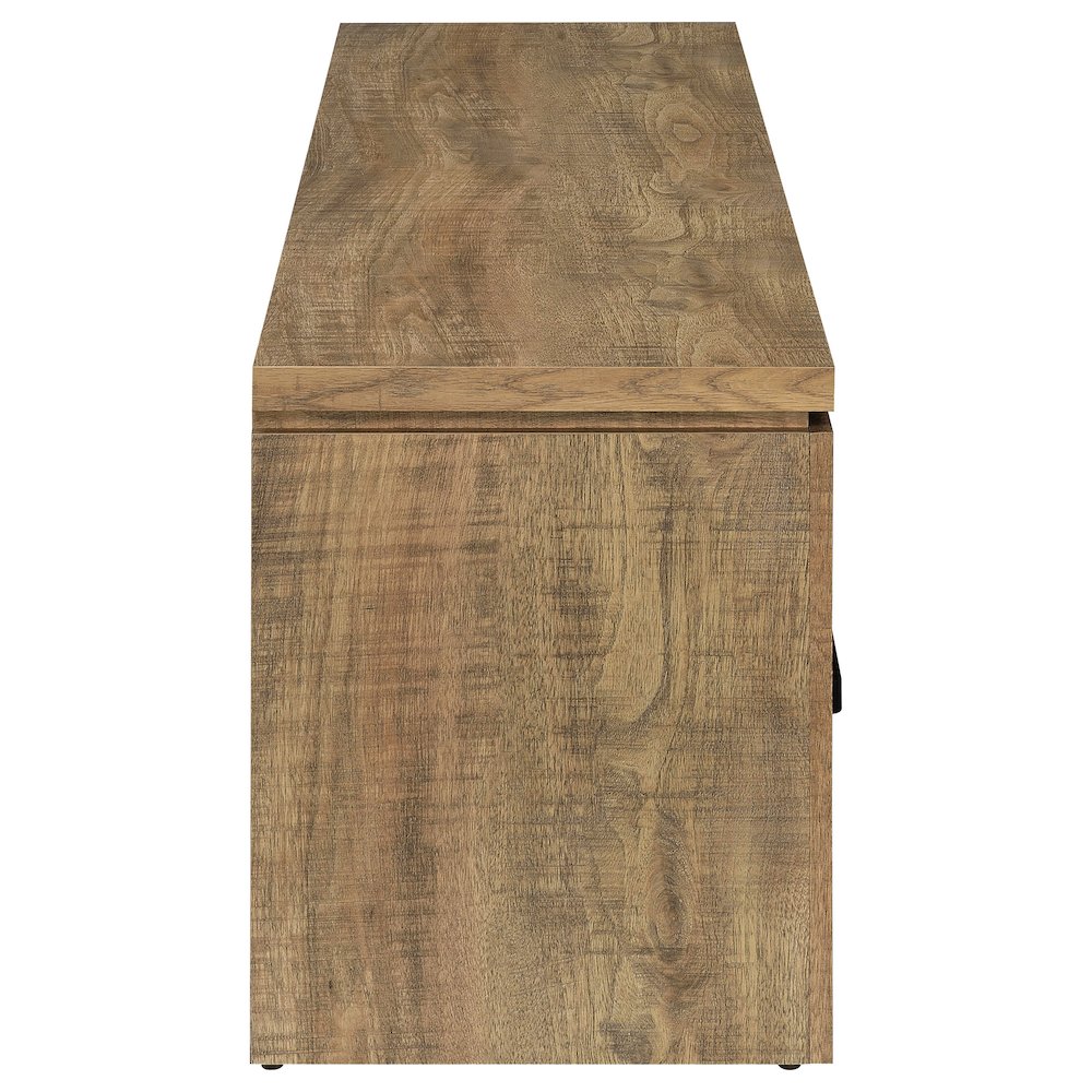 Elkton 2-drawer Engineered Wood 59" TV Stand Mango. Picture 10