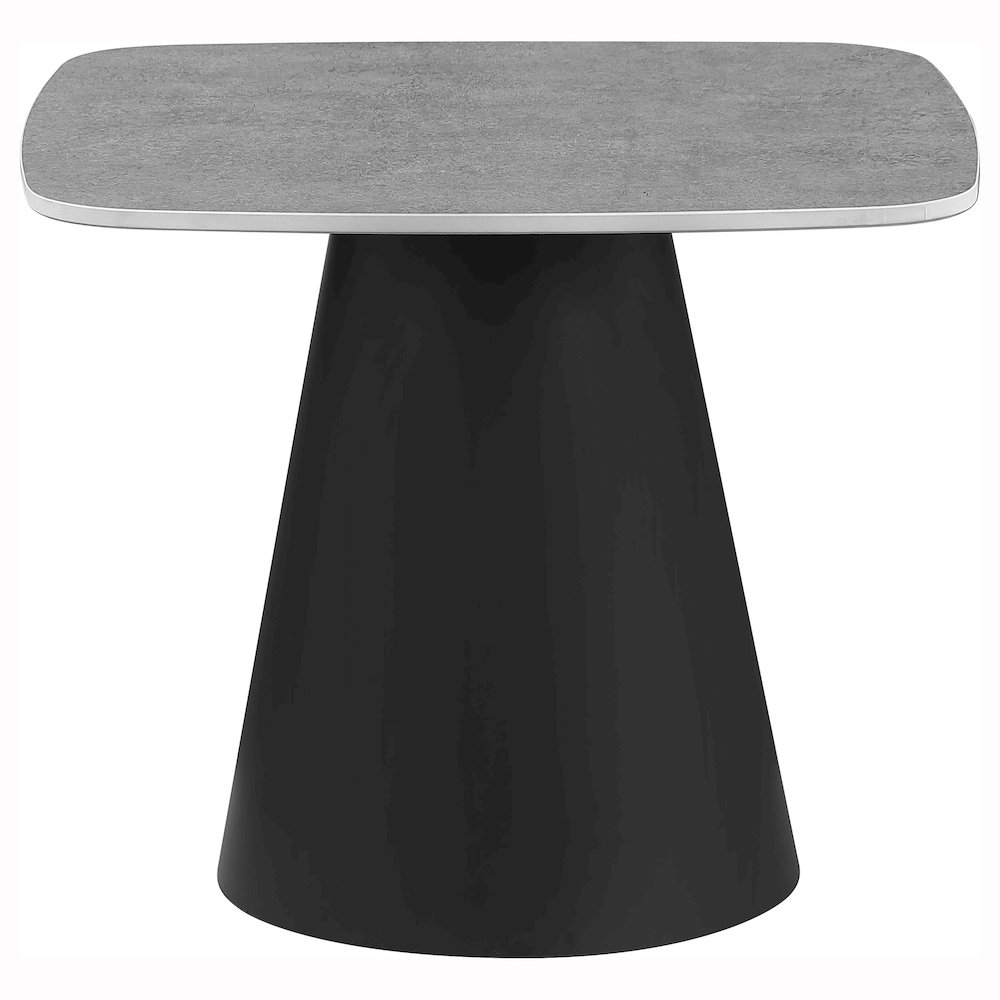 Eason 2-piece Cocktail Coffee Table Set Concrete and Black. Picture 6