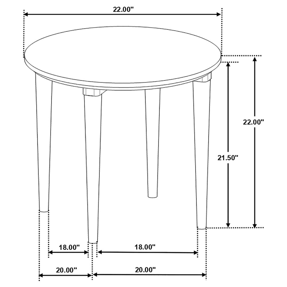 Aldis Round Marble Top Side End Table White and Natural. Picture 9