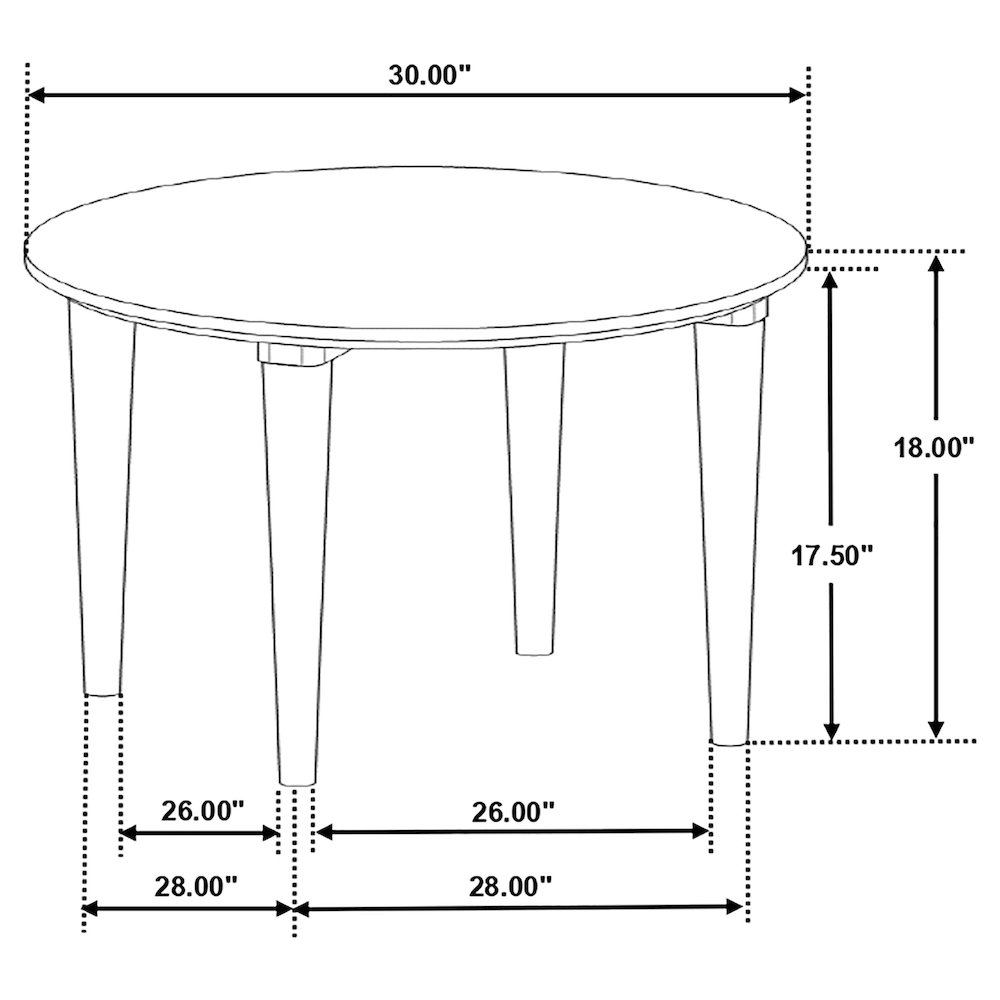Aldis Round Marble Top Coffee Table White and Natural. Picture 9