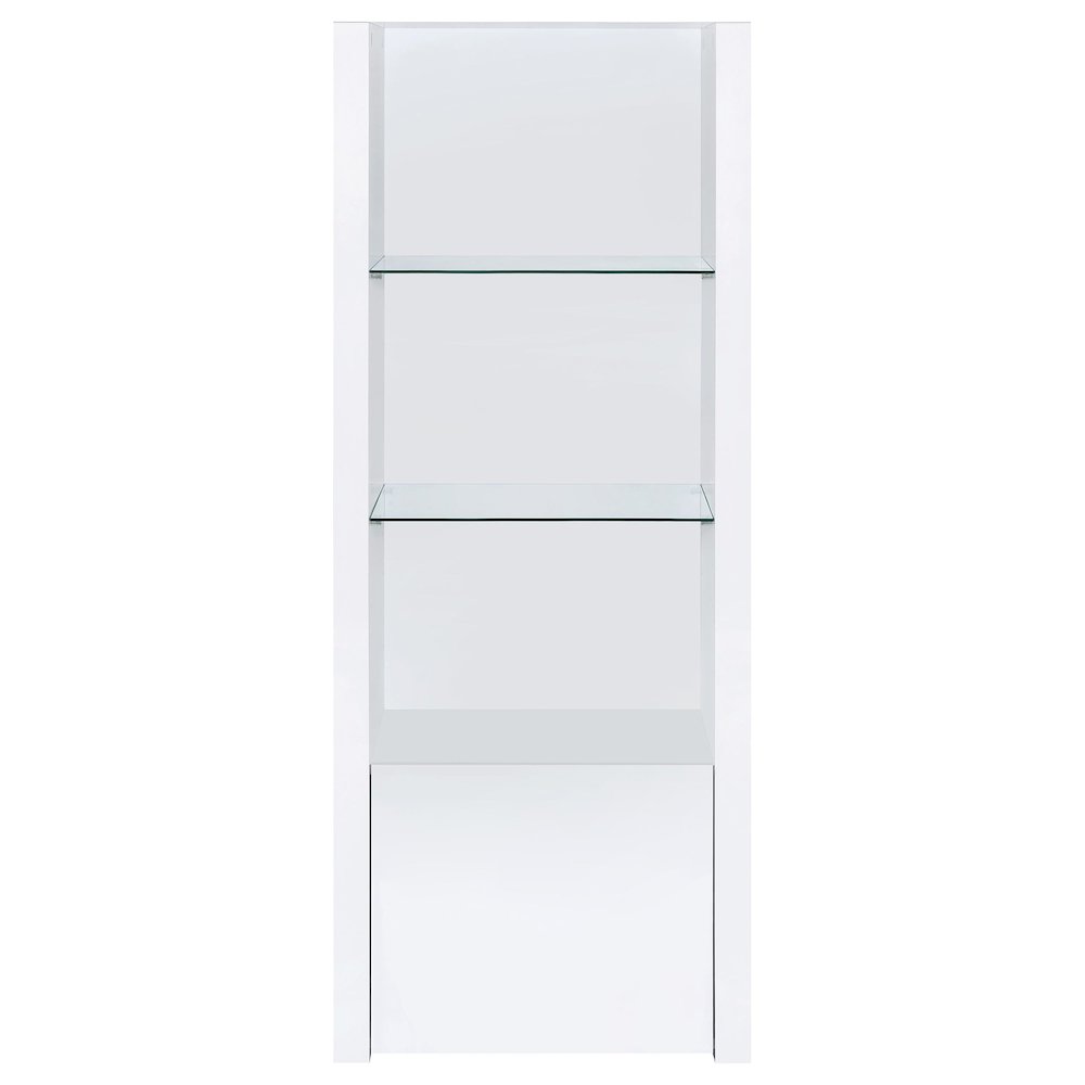 Jude 3-piece 71" TV Entertainment Center White High Gloss. Picture 11