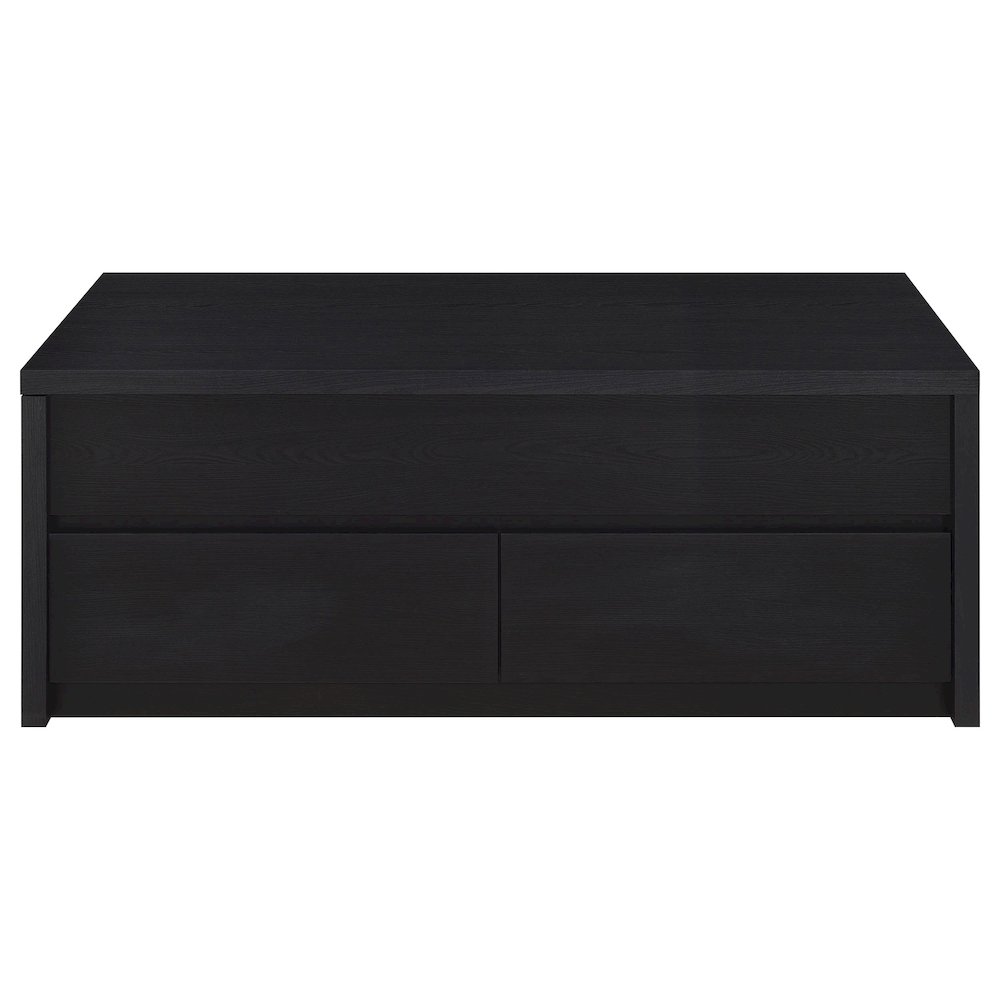 Knapp 2-piece Lift Top Coffee Table Set Black. Picture 9